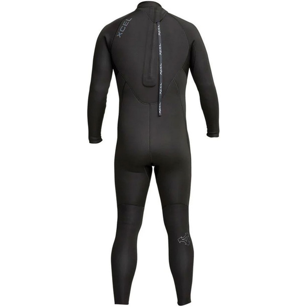 2025 Xcel Mens Axis 5/4mm Back Zip Wetsuit ME54AXG5 - Black